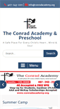 Mobile Screenshot of conradacademy.org